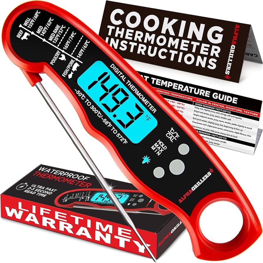 Barbecue thermometers: onmisbare accessoires voor perfecte garing 3 Instant-read digitale vleesthermometer 1
