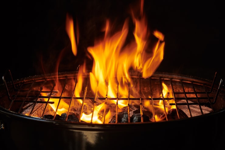 kamado direct grillen