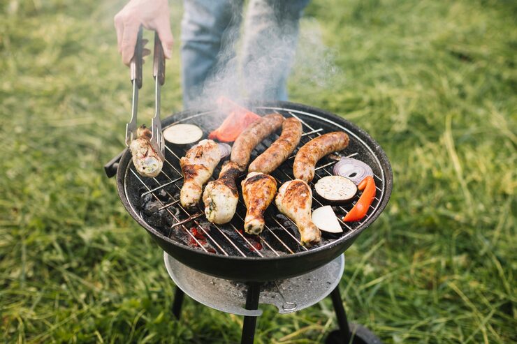 vlees roken bbq